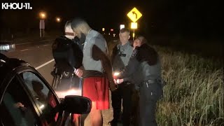 Video of Ed Oliver's DWI arrest in Montgomery County