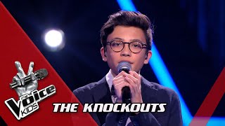 Justin - 'How Do You Sleep' | Knockouts | The Voice Kids | VTM