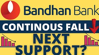BANDHAN BANK SHARE PRICE NEWS I WHY BANDHAN BANK SHARE CONTINOUS FALLING I BANDHAN BANK NEXT SUPPORT
