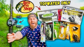 Bass Pro Shops Topwater ONLY Fishing Challenge (NEW PB)