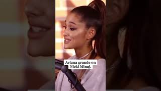 Ariana Grande explaining her relationship with Nicki Minaj tiktok nickiminaji909