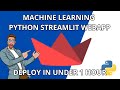 Create a Machine Learning Web App from Scratch - Python Streamlit Step-by-Step Tutorial