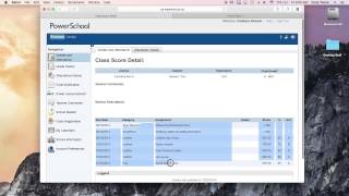 Standards Grades PowerSchool