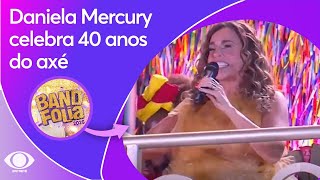 Daniela Mercury celebra 40 anos do axé e faz abertura oficial do Band Folia 2025