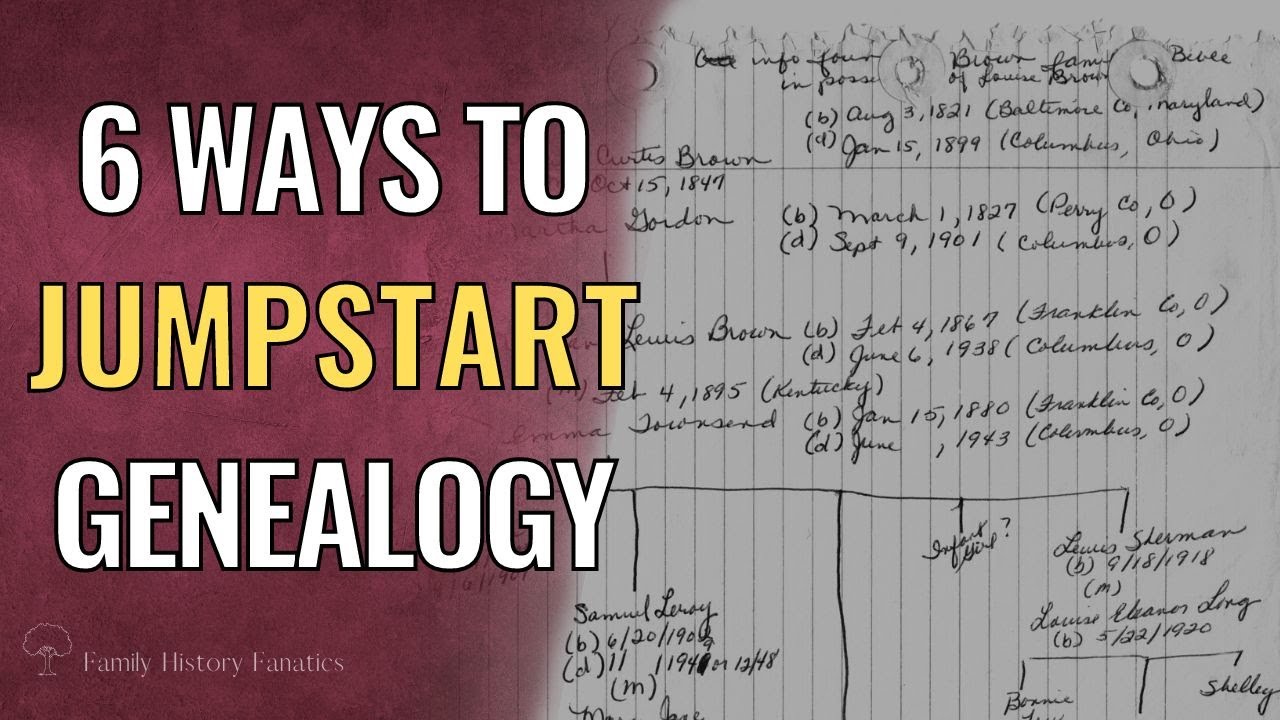 6 Ways To Get Your Genealogy Research Groove Back - YouTube