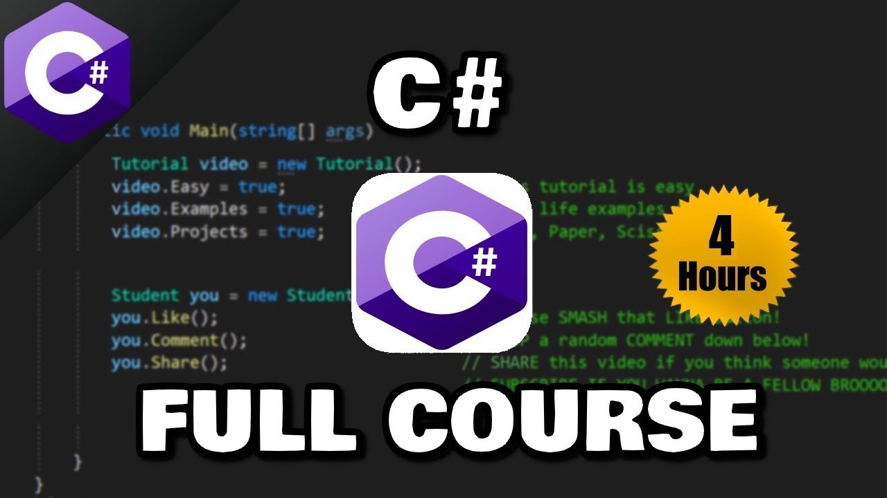 C For Tutorial Beginners Full Course C For Unity C For Tutorial Beginners Full Course C For Unity