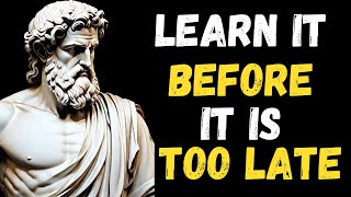 Discovering Stoicism: 8 Essential Lessons Men Often Learn Too Late