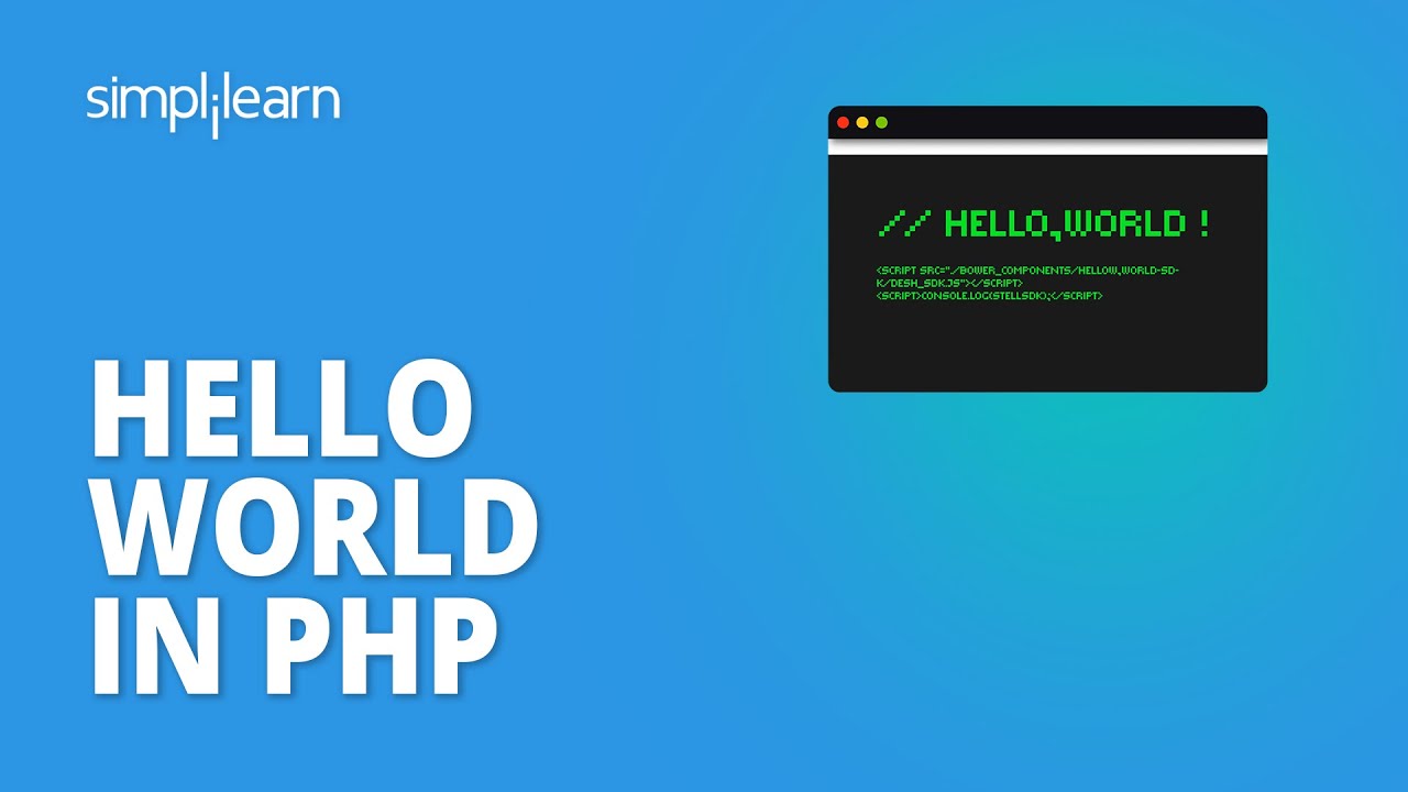 Hello World In PHP | How To Run PHP Hello World Program | PHP Tutorial ...