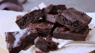 【濃厚♡ほろっと溶けるブラウニー】小麦粉無しオイルで作るしっとりタイプ  | The Best  Chocolate Brownies