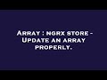 Array : ngrx store - Update an array properly.