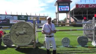 HorseJunkiesUnited.com -  Eric Lamaze Course Walk Fences 10-11 Spruce Meadows