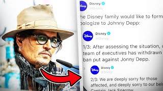 Disney Apologizes to Johnny Depp (Shocking Settlement)