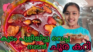 നല്ല നാടൻ കുടംപുളിയിട്ടു വെച്ച ചൂര കറി | Kerala Style Tuna Fish curry | #Dadys_Girl_Diya