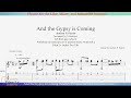 And the Gypsy is Coming (Andrey P. Petrov) arr for Acoustic Guitar with Tab