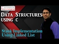 Data Structures using C 77 Stack Implementation Using Linked List