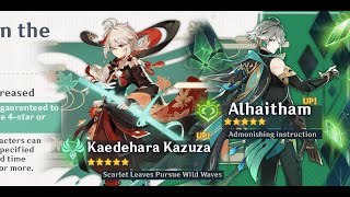 CONFIRMED!!! KAZUHA & ALHAITHAM RERUN ARE REAL! v3.7 Characters banner - Genshin impact