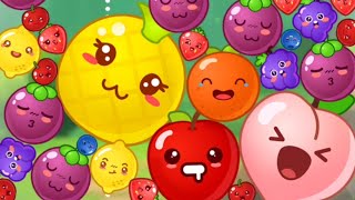 Watermelon Game Juicy Fruit Drop (Suika Game) Fruit Merge ASMR Gameplay