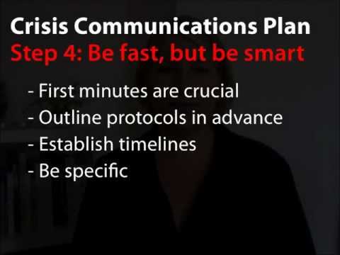 7 Easy Steps for Crisis Communications Planning 7 Easy Steps for Crisis Communications Planning