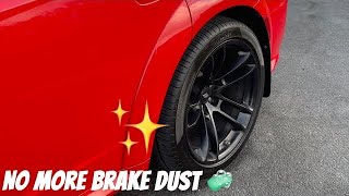 HOW I CLEAN BRAKE DUST OFF MY WHEELS