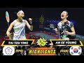 Badminton Tai Tzu Ying vs An Se Young Women's Singles Malaysia Final