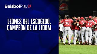 Leones del Escogido: Campeón de la LIDOM en la Republica Dominicana