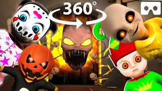360°👶Baby in Yellow - ALL ENDINGS! Will You Survive? Feat. Black Cat