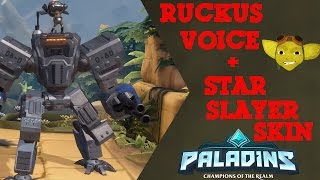 Paladins - Ruckus Voice Pack - Star Slayer Skin