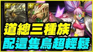 【神魔之塔】道總三種族《配這隻鳥超輕鬆》【平民百姓攻略】挖眼殺戮地獄級