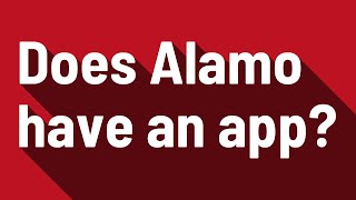 Does Alamo Have An App