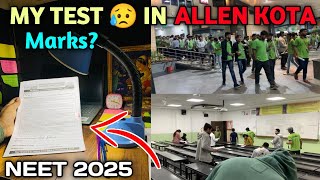 My Mock Test Marks In ALLEN Kota 🤧| *STUDY VLOG* | MEJOR TEST | NEET 2025 | NEET ASPIRANT VLOG #neet