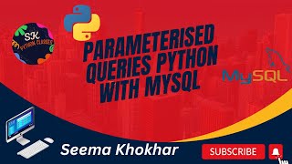 parameterised queries in python with SQL#parameterised query