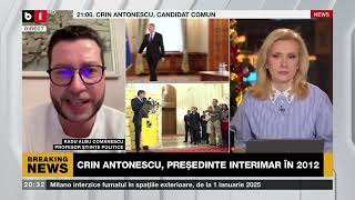 R. ALBU - COMĂNESCU, PROF  UNIV  UBB CLUJ, DESPRE FORMAREA GUVERNULUI_Știri B1TV_22 dec. 2024