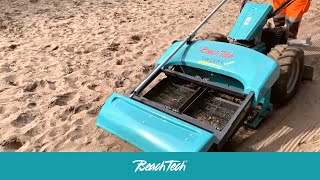 Sifting sand on volleyball courts | BeachTech