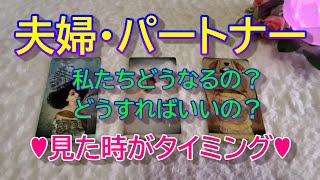 【夫婦・パートナー関係】夫婦・パートナー💕私たちどうなるの？どうすればいいの？✨見た時がタイミング✨タロット\u0026オラクル３択リーディング✨恐いほど当たる