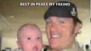 In loving memory of a fallen hero