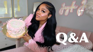 UPDATED Q&A + Baking A Cake 🎂( YouTube Advice , Living Alone , Love Life , Lipo