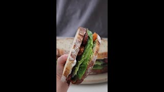 Vegan BBQ Tempeh Sandwich