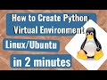 How to create Python Virtual Environment in Ubuntu 18.04/20.04 2023