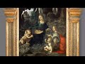 4k🎶 the virgin of the rocks by leonardo da vinci in the louvre with classical music