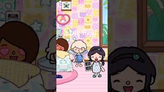 Unicorn boy fell in love with wednesday 😲💜 | Toca life sad story #shorts