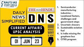 The Hindu Analysis | 01 June, 2023 | Daily Current Affairs | UPSC CSE 2023 | DNS
