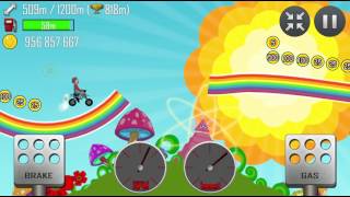 GOOD GAMES TO  PLAY★Hill Climb RACING MINI BIKE ON RAINBOW ROAD★GAMEPLAY