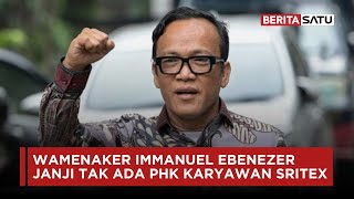 Wamenaker Immanuel Ebenezer Janji Tak Ada PHK Karyawan Sritex | Beritasatu