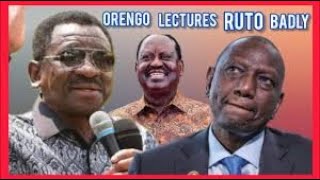 "WEWE RUTO UNATAKA KUGEUZA SERIKARI" BOLD GOVERNOR ORENGO RAORS OUT TO PRESIDENT RUTO FOR ZIMBABWE