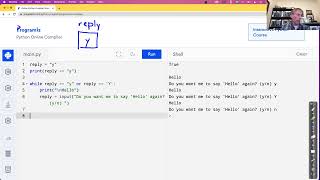 Python 6b - while true loops