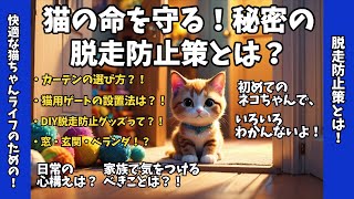 猫 の脱走防止対策！事故や感染症リスクから愛猫を守る方法を徹底解説！