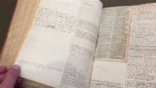 Blank Bible of Jonathan Edwards Part 2 - Beinecke Rare Book \u0026 Manuscript Library at Yale