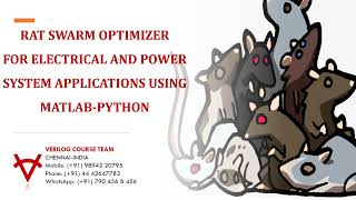 RAT SWARM OPTIMIZER FOR ELECTRICAL AND POWER SYSTEM APPLICATIONS USING MATLAB PYTHON