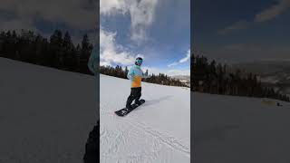 Toeside beginner tips #snowboarding