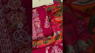 Fancy Embroidery Dhanak 3pcs | IBRAHIM Clothing Brand | #fashion